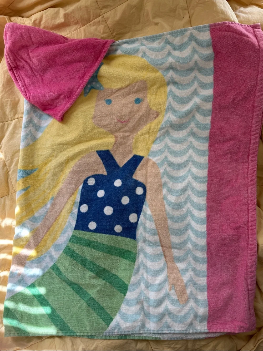 Pottery Barn Kids hooded towel